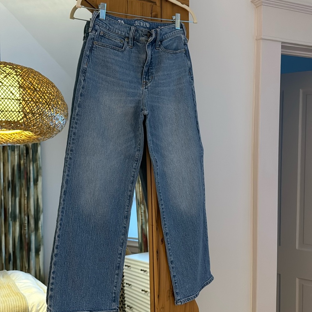 J. Crew Slim Wide Leg Jeans